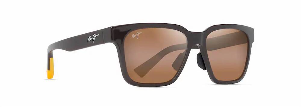 NEW MAUI JIM unisex - punikai sunglasses in shiny brown hcl  bronze maui pure